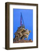 Time Lapse of the Statue of Iwo Jima U S Marine Corps Memorial at Arlington National Cemetery-Gavin Hellier-Framed Photographic Print