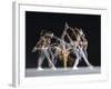 Time Lapsed Photo of Woman Performing a Flip-null-Framed Photographic Print