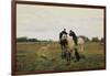 Time Off, Two Riders and Dogs, 1882-Nikolaj Kusnezow-Framed Giclee Print