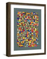 Time...Order...Chaos, 1984-Peter McClure-Framed Giclee Print