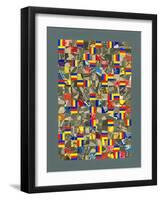Time...Order...Chaos, 1984-Peter McClure-Framed Giclee Print