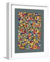 Time...Order...Chaos, 1984-Peter McClure-Framed Giclee Print