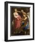 Time Orders Old Age to Destroy Beauty, 1746-Pompeo Girolamo Batoni-Framed Giclee Print