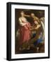 Time Orders Old Age to Destroy Beauty, 1746-Pompeo Girolamo Batoni-Framed Giclee Print
