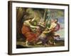 Time Overcome by Youth and Beauty-Simon Vouet-Framed Giclee Print