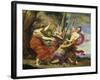 Time Overcome by Youth and Beauty-Simon Vouet-Framed Giclee Print