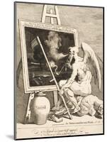 Time Smoking a Picture, March 1761-William Hogarth-Mounted Giclee Print