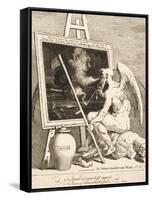 Time Smoking a Picture, March 1761-William Hogarth-Framed Stretched Canvas