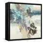 Time & Space I-Randy Hibberd-Framed Stretched Canvas