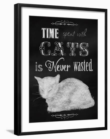 Time Spent with Cats-Tina Lavoie-Framed Giclee Print