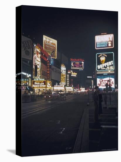 Time Square, New York, c.1946-null-Stretched Canvas