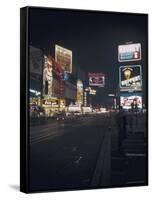 Time Square, New York, c.1946-null-Framed Stretched Canvas