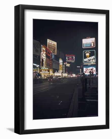 Time Square, New York, c.1946-null-Framed Photographic Print