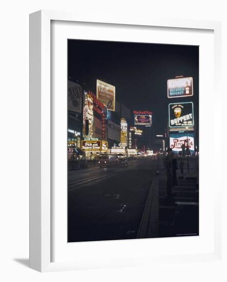 Time Square, New York, c.1946-null-Framed Photographic Print