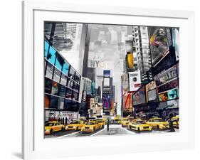 Time Square-James Grey-Framed Art Print