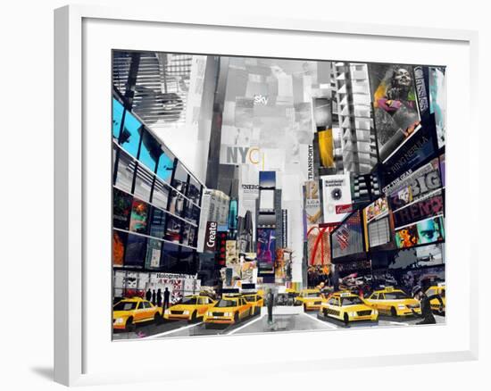 Time Square-James Grey-Framed Art Print