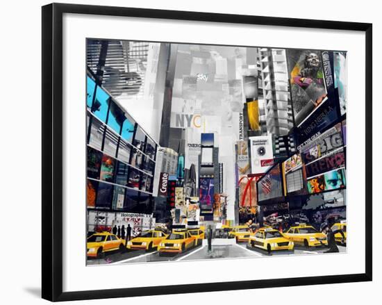 Time Square-James Grey-Framed Art Print