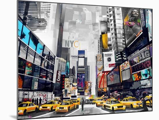Time Square-James Grey-Mounted Art Print