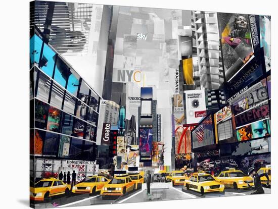 Time Square-James Grey-Stretched Canvas