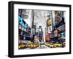 Time Square-James Grey-Framed Art Print