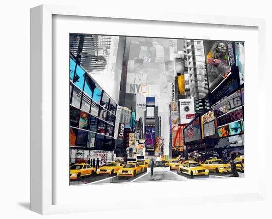 Time Square-James Grey-Framed Art Print