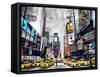 Time Square-James Grey-Framed Stretched Canvas