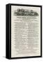 Time-Table of Coaches from Cheltenham Thomas Haines Junior Proprietor-null-Framed Stretched Canvas