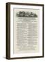 Time-Table of Coaches from Cheltenham Thomas Haines Junior Proprietor-null-Framed Art Print