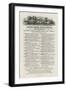 Time-Table of Coaches from Cheltenham Thomas Haines Junior Proprietor-null-Framed Art Print