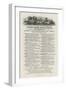 Time-Table of Coaches from Cheltenham Thomas Haines Junior Proprietor-null-Framed Art Print