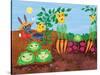 Time to Count-Garden - Turtle-Elisa Chavarri-Stretched Canvas