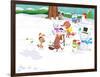 Time to Count-Snowmen - Turtle-Rob McClurkan-Framed Giclee Print