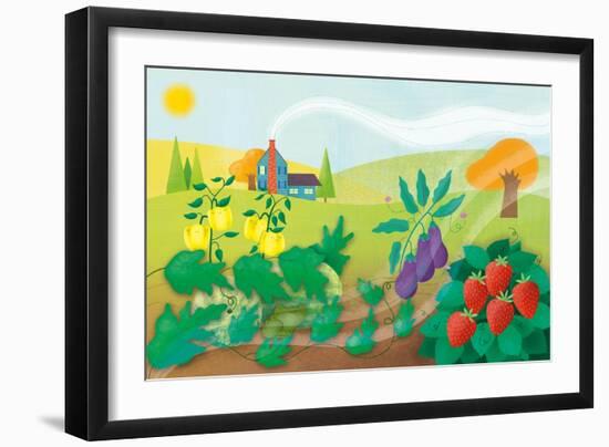 Time to Count the Breeze - Turtle-Sheree Boyd-Framed Premium Giclee Print