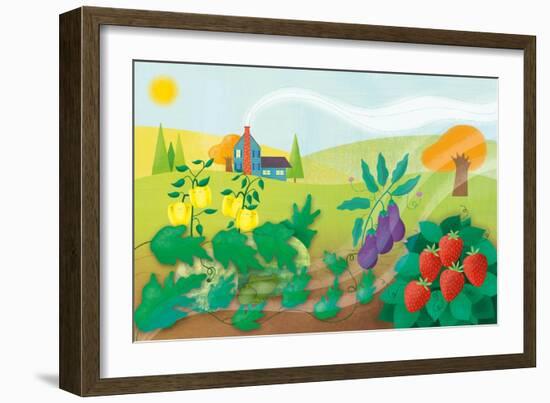 Time to Count the Breeze - Turtle-Sheree Boyd-Framed Giclee Print