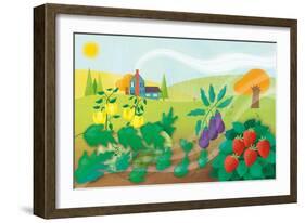 Time to Count the Breeze - Turtle-Sheree Boyd-Framed Giclee Print