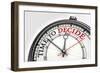 Time To Decide Concept Clock-donskarpo-Framed Premium Giclee Print