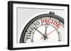 Time To Decide Concept Clock-donskarpo-Framed Premium Giclee Print