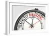 Time To Decide Concept Clock-donskarpo-Framed Art Print