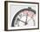 Time To Focus Concept Clock Closeup-donskarpo-Framed Art Print