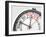 Time To Focus Concept Clock Closeup-donskarpo-Framed Art Print