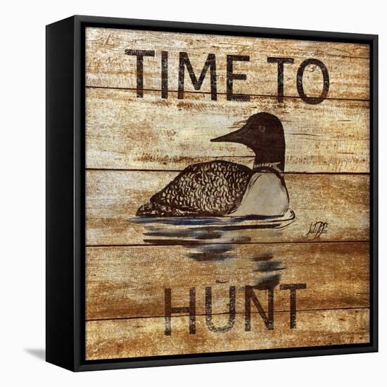 Time To Hunt Square II-Julie DeRice-Framed Stretched Canvas