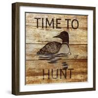 Time To Hunt Square II-Julie DeRice-Framed Art Print