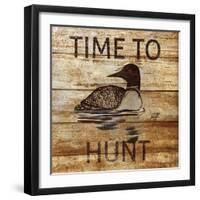 Time To Hunt Square II-Julie DeRice-Framed Art Print