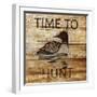 Time To Hunt Square II-Julie DeRice-Framed Art Print