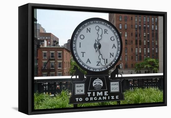 Time to Organize, Highline, 2019 (Photograph)-Anthony Butera-Framed Stretched Canvas