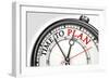 Time To Plan Concept Clock-donskarpo-Framed Premium Giclee Print