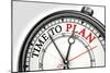 Time To Plan Concept Clock-donskarpo-Mounted Premium Giclee Print