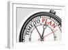 Time To Plan Concept Clock-donskarpo-Framed Art Print