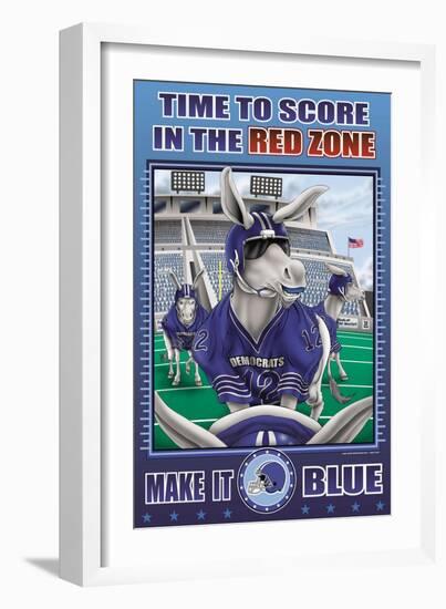 Time to Score,Composer,Composition,Ppppp in the Red Zone-Richard Kelly-Framed Art Print