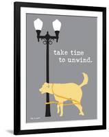 Time To Unwind-Dog is Good-Framed Art Print